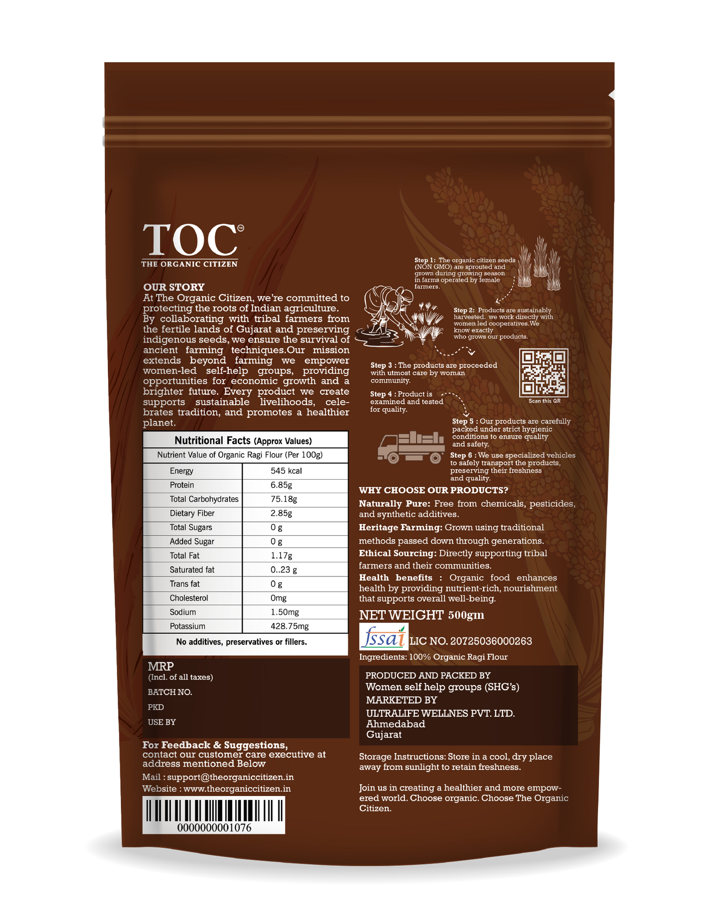 Ragi Flour (Finger Millet)